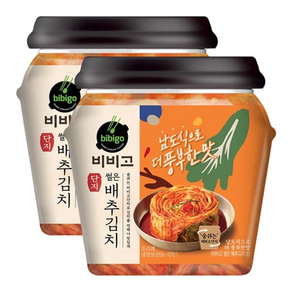 비비고썰은배추김치더풍부, 500g, 2개