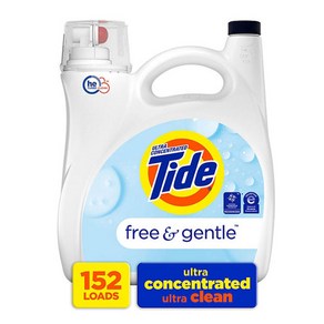 Tide Fee & Gentle Liquid Laundy Detegent 타이드 프리앤 젠틀 액상세제, 1개, 5.02L