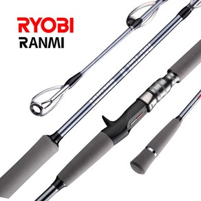 RYOBI RANMI 1.8m 탄소섬유 낚싯대 신축 초경량 하천 해수 낚싯대용 경질 폴