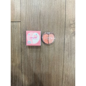 [new!] 컬러그램 틴토리 반반 블러셔 x 누누씨 (본사정품!) 뽀용 치크, 1개, 03 복숭러셔