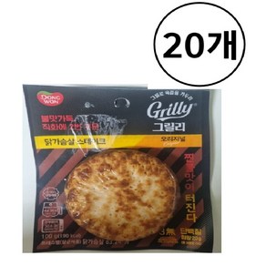 동원 그릴리 직화닭가슴살 스테이크 100g /냉장, 20개