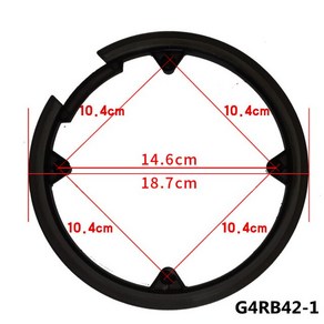자전거랜턴 자전거후레쉬 자전거라이트 자전거용품 자전거 스프로킷 보호 체인 휠 보호 커버 크랭크 체인 링 프로텍터 사이클링 자전거 액세서리 42 44 46 48 50 52t, g4b42-1, 1개
