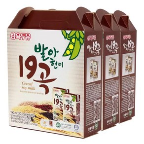 삼육두유 발아현미 19곡, 190ml, 48개