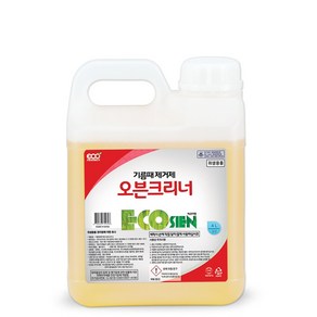 에코프렌들리 오븐크리너 주방 후드 청소 기름때제거 다목적클리너, 4L, 1개