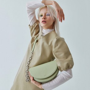 [BBYB] Atti Saddle Cross Bag Muted Lime