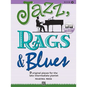 Jazz Rags & Blues Book 4 재즈 랙타임 블루스 피아노 (온라인 음원 포함) Alfed 알프레드