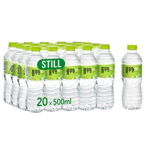 풀무원샘물, 500ml, 100개