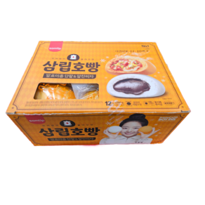 삼립 발효미종 단팥&피자 호빵 90g X 12개