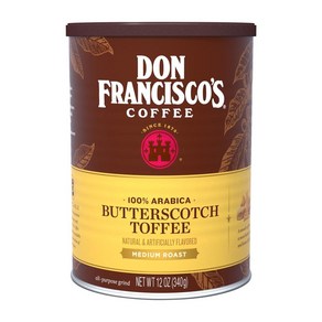 돈프란시스코 아라비카 미디엄로스트 그라운드 커피 Don Fancisco's Medium Roast Gound Coffee, 1개, 340g, 분쇄