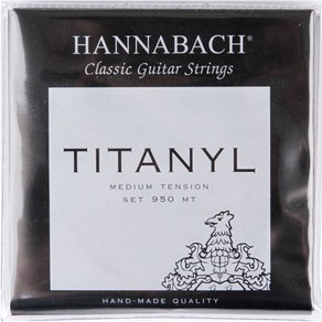 Hannabach - TITANYL Medium Tension / 클래식기타 스트링 (950MT), 상세설명참조, *, Hannabach Titanyl Medium Tension 950MT 클래식기타줄