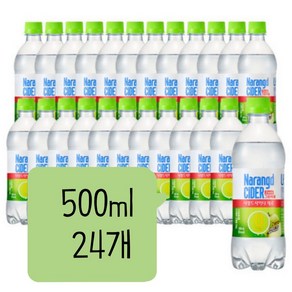 나랑드사이다 페트 그린애플 제로 500mlx24개, 24개, 500ml