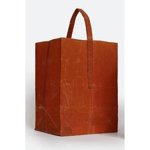 PUEBCO 푸에브코 GROCERY BAG WITH HANDLE Lage 그로서리백 라지, 브라운