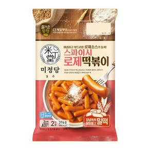 CJ 미정당 스파이시로제떡볶이 376g, 1개