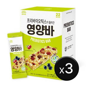 엄마사랑 프리바이오틱스 영양바 3박스 25g x 66개