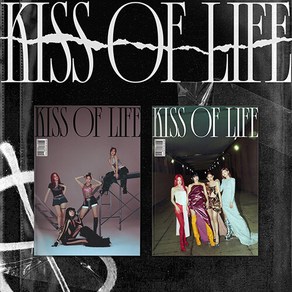 [특전 포토카드2종] [KISS OF LIFE] 키스오브라이프 미니 2집 2종 세트 Born to be XX / 북릿2+폴딩엽서카드+뉴스접지포스터+자유형판스티커2+포토카드4종