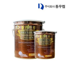 동우켐 프리미엄 오일스테인 방부목 데크 목재용, 참나무, 4개, 3.5L