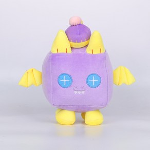 펫시뮬레이터 xBalloonCatPlush 사각 풍선 고양이 털 장난감 인형 쿠션, 색깔5, 일반 포장