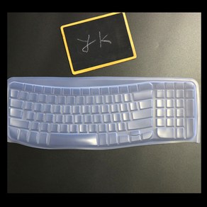 와이케이몰 WAVE KEYS 키스킨 고급 고탄력 방수 키보드 커버, 1개, 투명