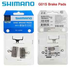 브레이크패드 Shimano-G01S 레진 패드 MTB 자전거 디스크 브레이크 시마노 M6000 SLX M7000 Deoe XT M8000 M615 M666 M675 M785 RS, G01S, 1개