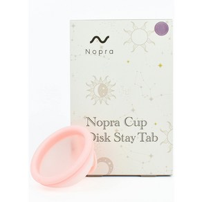 Nopa menstual cup L) (노프라) 월경 디스크 스테이 탭 타입 생리 컵 월경 컵, 1개