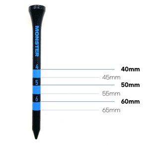 골프 눈금티 티꽂이 높이조절 티 83mm 몬스터 스트롱티 (롱티 30개입), 몬스터 티 83mm (30개입 1세트), 1개