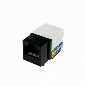 LANSTAR LSP-6IC-UKBK UTP CAT.6 8P8C 키스톤잭 모듈 L-Type