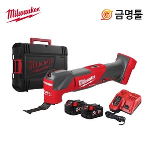 밀워키 충전 만능 컷터 M18 FMT-502X 18V 5.0AH BL모터 10단계+A속도조절, 1개