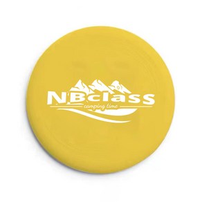 NBclass 캠핑놀이 플라잉디스크 원반던지기 스포츠운동, 옐로우Yellow