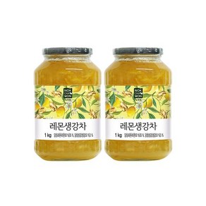 녹차원 레몬생강차 1kg 2개세트