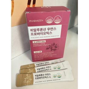 파미젠 히알루론산 우먼스 프로바이오틱스 30포 여성 피부 유산균 영양제, 3박스, 60g