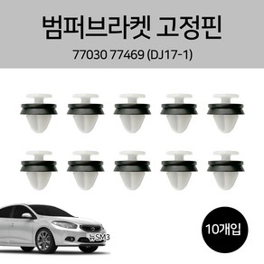 DJ17-1 7703077469 테일램프핀 1봉지 10개 몰딩고정핀 실내트림핀 가니쉬고정핀 범퍼브라켓고정핀 클립 르노코리아 다목적클립 조립핀 스탭가니쉬고정핀 휀더가니쉬고정핀