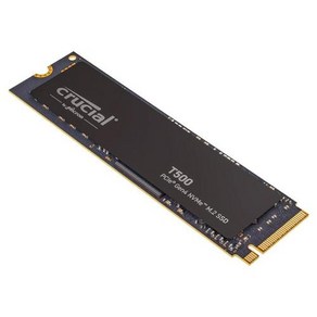 Cucial T500 2TB Gen4 NVMe M2 내장 게이밍 SSD 최대 7400MBs 1mo Adobe CC 모든 앱 CT2000T500SSD8, 없음, 1) 500GB  T500