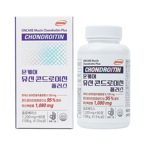 온웨이 온케어 상어연골 달팽이뮤신 콘드로이친 플러스 1200mg X 90정, 1개