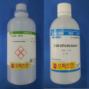 EDTA-2나트륨용액 (0.05mol) [D.J] EDTA-2Na standad solution [0.05mol] 500ML/1L EDTA-2Na용액, 500ml