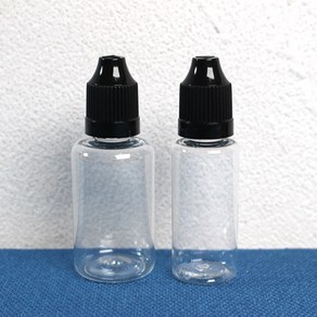 뾰족공병 - 20ml / 30ml 투명블랙캡 (선택), 50개