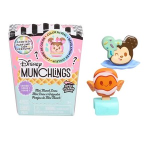 미국 아마존 정품++ Just Play Disney Munchlings Mini Munch Duos Figuines Collectible Figues with Accessoi, 미국 아마존 정품++ Just Play Disney M, 1개