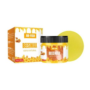 QDY 나무 조미료 Beewax 목재 폴란드어 밀랍 홈 청소 가구 목적 Beewax 클리너 및 폴란드어, 80g, 노란색, 1개
