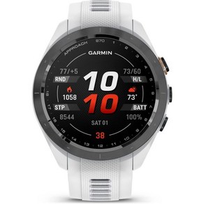 가민 어프로치 S70 47mm 프리미엄 GPS 골프시계 블랙, 42 MM, White, 1개