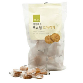 올가홀푸드 한입에 쏙 우리밀 꼬마약과, 400g, 6개