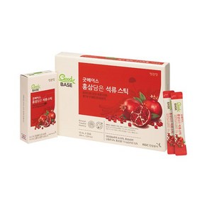정관장 굿베이스 홍삼담은 석류 스틱 10ml*30포 석류와 홍삼을 한번에 면역력 피로개선, 300ml, 2개