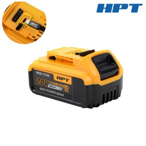 HPT 디월트호환 20V 5.0Ah배터리 DW20-TC150 C타입충전 보조배터리, 1개