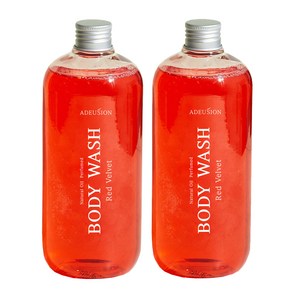 아드시온 내츄럴 오일 퍼퓸드 바디워시 레드 벨벳, 500ml, 2개