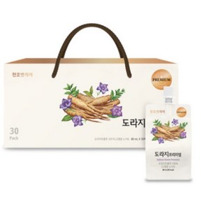 천호엔케어 국산 생 약도라지 진공농축 도라지 프리미엄 80ml 30개입, 2.4L, 1개