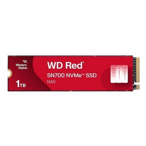 Westen Digital 1TB WD 레드 SN700 NVMe 내장 SSD NAS용 WDS100T1R0C 480352