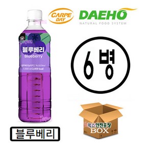 까르페 블루베리차 1000ml X 6개 액상 과일 아이스티