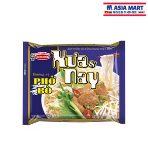 베트남 포보 수아나이 쌀국수 라면 소고기맛 / Pho Bo Xua Nay Beef Flavou Noodles, 1개, 70g