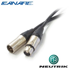 카나레 L-2T2S 뉴트릭 XLR(암)-XLR(수) 커넥터 마이크케이블