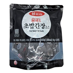 움트리 초밥간장4g x 200개입, 6개, 800g