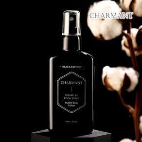 [샤르망] 특별한 향기 다용도 프리미엄 섬유탈취 룸스프레이 버블솝코튼 100ml, 버블솝코튼 100ml + 브랜드엽서 + 띠지, 1개