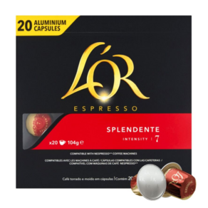 로르 LOR 네스프레소 호환용캡슐 스플렌덴테 Splendente 20캡슐, 1개, 104g, 20개입